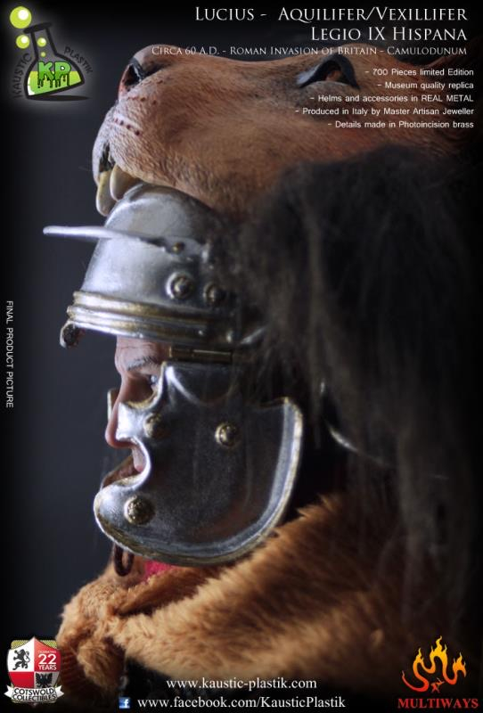 零元拍： Kaustic Plastik 1/6 古罗马系列 Lucius Duccius Rufinus - Aquilifer - Legio IX Hispana 