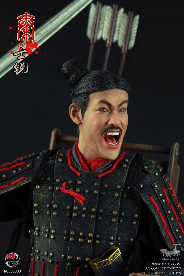 零元拍：303TOYS 1/6 NO:35003 秦士锐(中华秦朝将士)全新无拆。