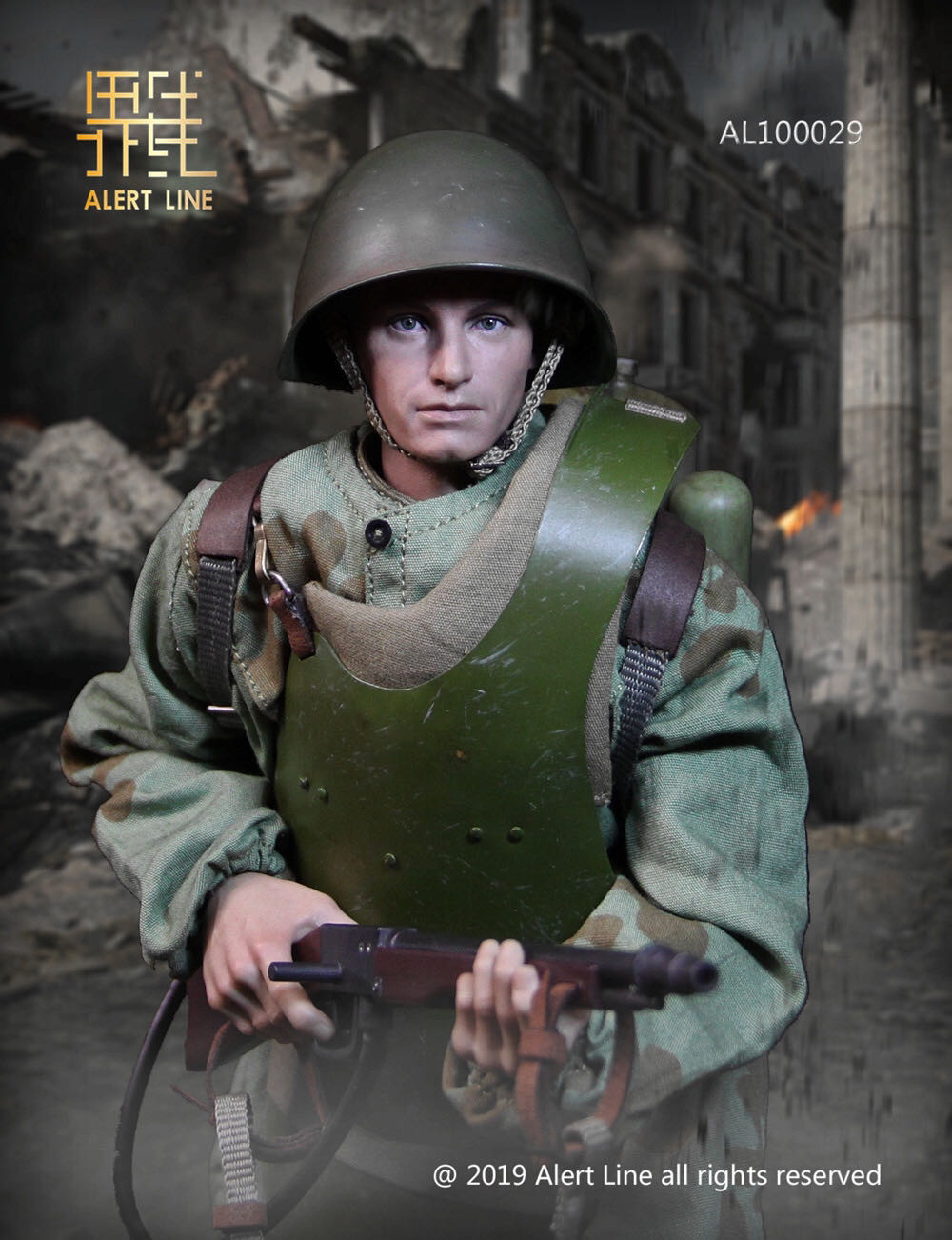 零元拍：Alert Line界线玩模 AL100029 1/6 WWII 二战苏联 突击工兵，全新未拆。
