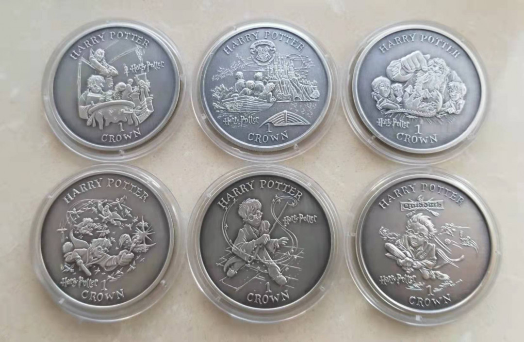 【随心拍&Getcoins】钱币拍卖第八十四期～ 马恩岛2007年哈利波特纪念银币全套6枚 