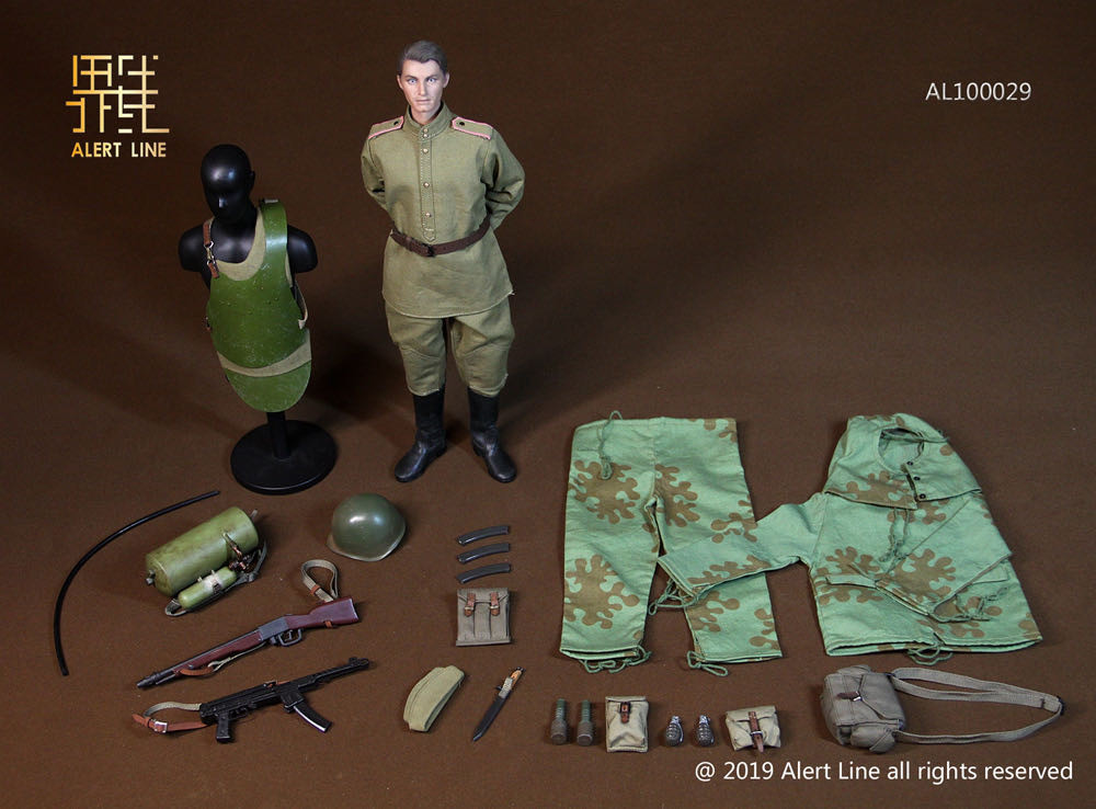 零元拍：Alert Line界线玩模 AL100029 1/6 WWII 二战苏联 突击工兵，全新未拆。