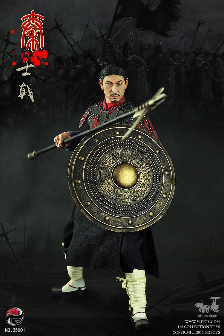 零元拍：303TOYS ：1/6 中华秦朝将士 - 秦士戟