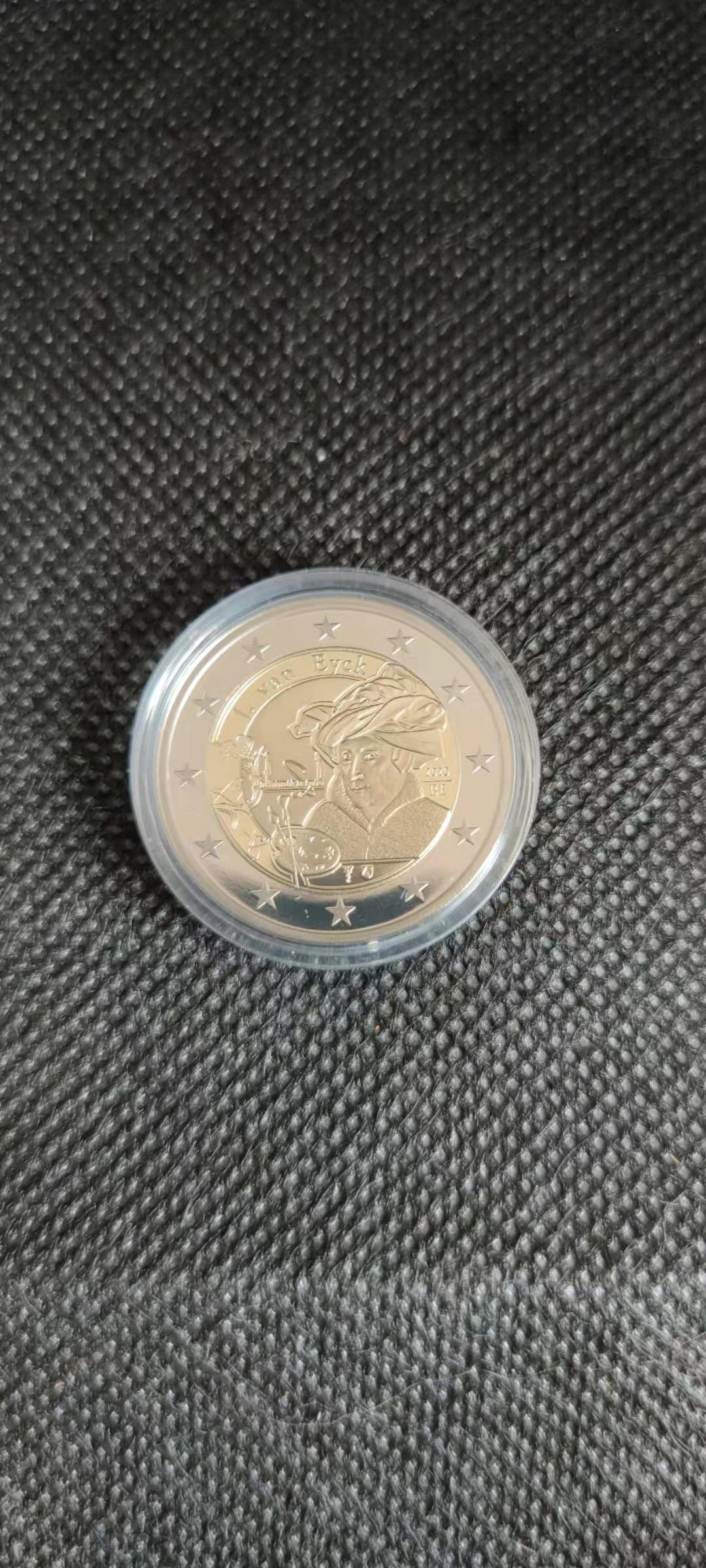 【随心拍&Getcoins】钱币拍卖第八十四期～ 比利时2020年画家杨.凡.艾克2欧双色精制纪念币