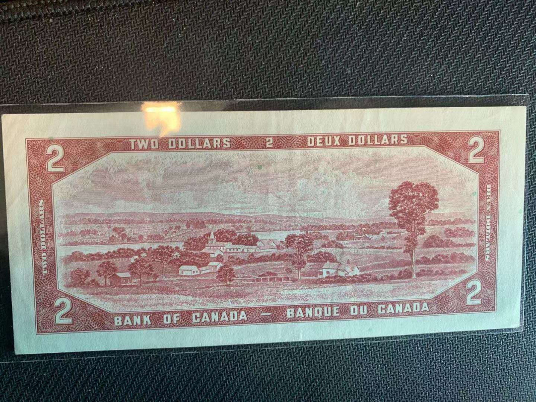 【鲸贝乐淘】千字文·第“雁门紫塞，鸡田赤城”号拍卖 【加拿大🇨🇦 】1954年2元，流通好品88头
