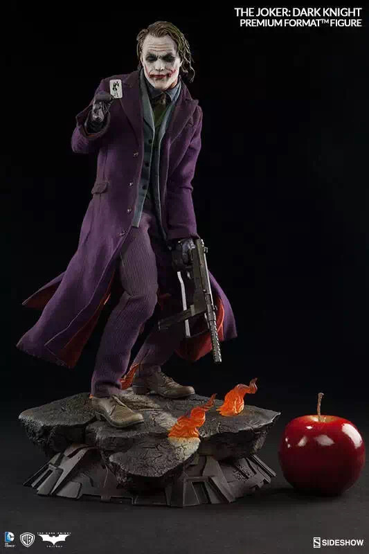 零元拍：SIDESHOW 300251 小丑 JOKER 19寸 蝙蝠侠 黑暗骑士 PF 雕像
