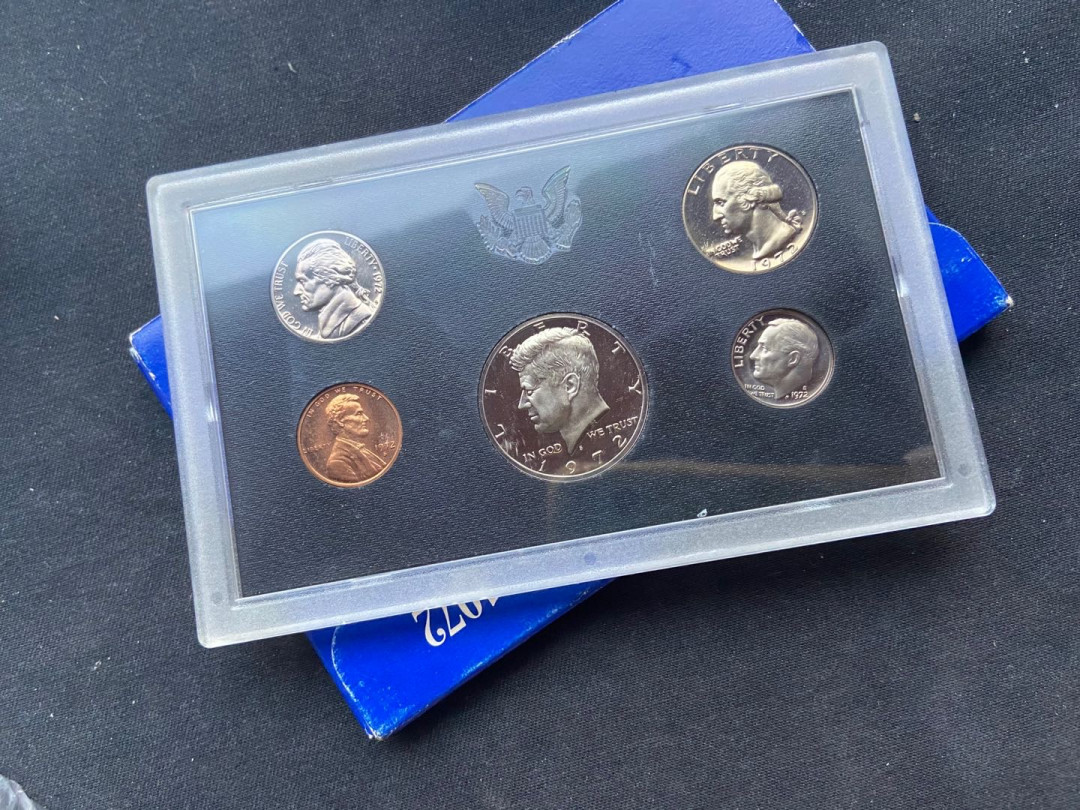 【币观天下】第141期钱币拍卖  美国1972年精制币一套