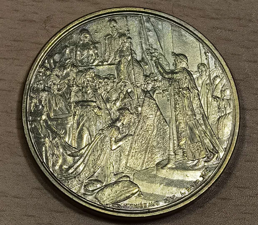 北京马甸外币专卖微拍第四十七期，外国纪念章专场，陆续上新，欢迎关注 法国拿破仑铜章，直径：40mm，重量31克：品相如图