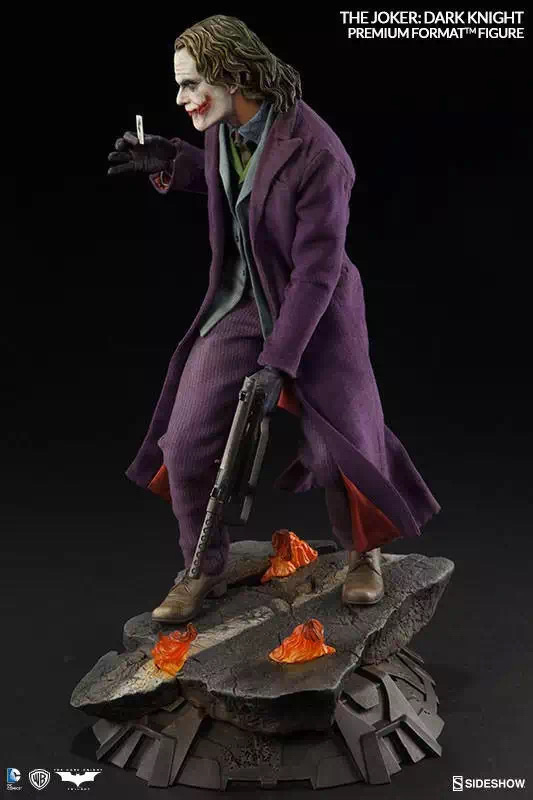 零元拍：SIDESHOW 300251 小丑 JOKER 19寸 蝙蝠侠 黑暗骑士 PF 雕像