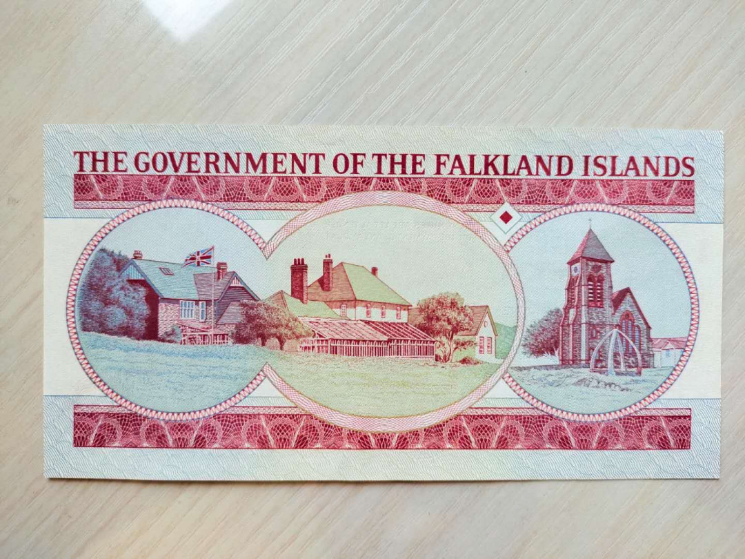 国内外纸币 全新UNC福克兰群岛5元纸币，女王钞，喜欢的不要错过