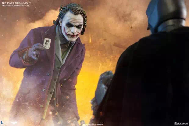 零元拍：SIDESHOW 300251 小丑 JOKER 19寸 蝙蝠侠 黑暗骑士 PF 雕像