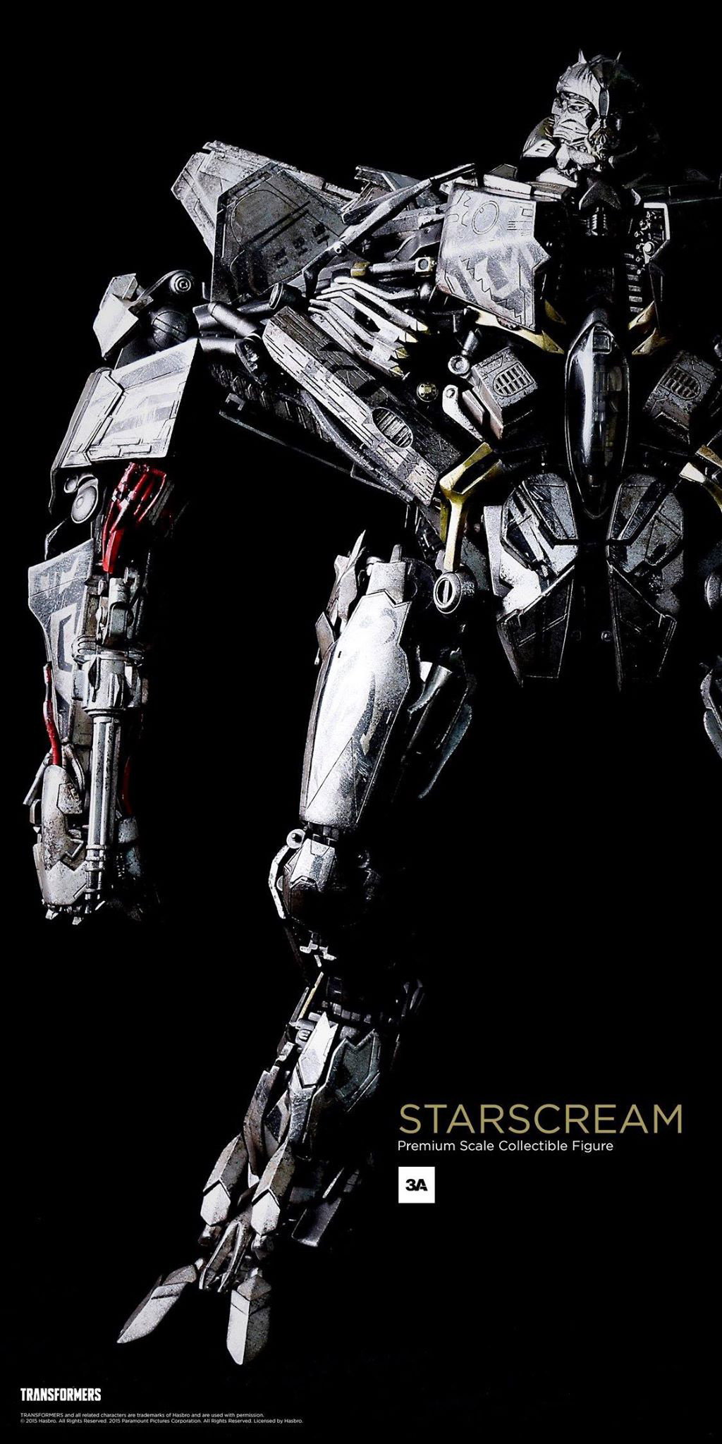 零元拍：3A Transformers Starscream 红蜘蛛 16寸，官网版包含 可互换 圆锯刃手臂