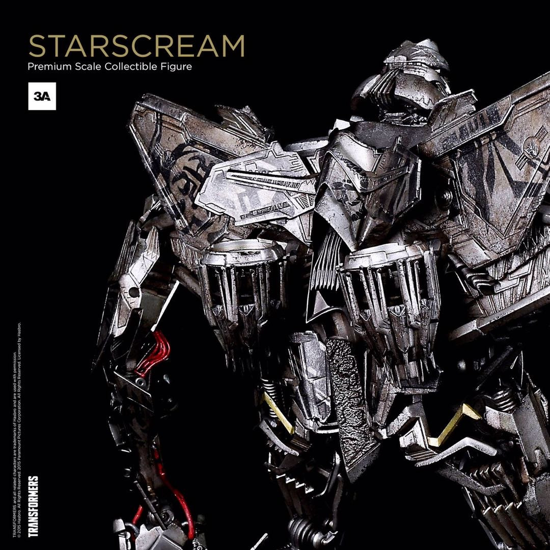 零元拍：3A Transformers Starscream 红蜘蛛 16寸，官网版包含 可互换 圆锯刃手臂