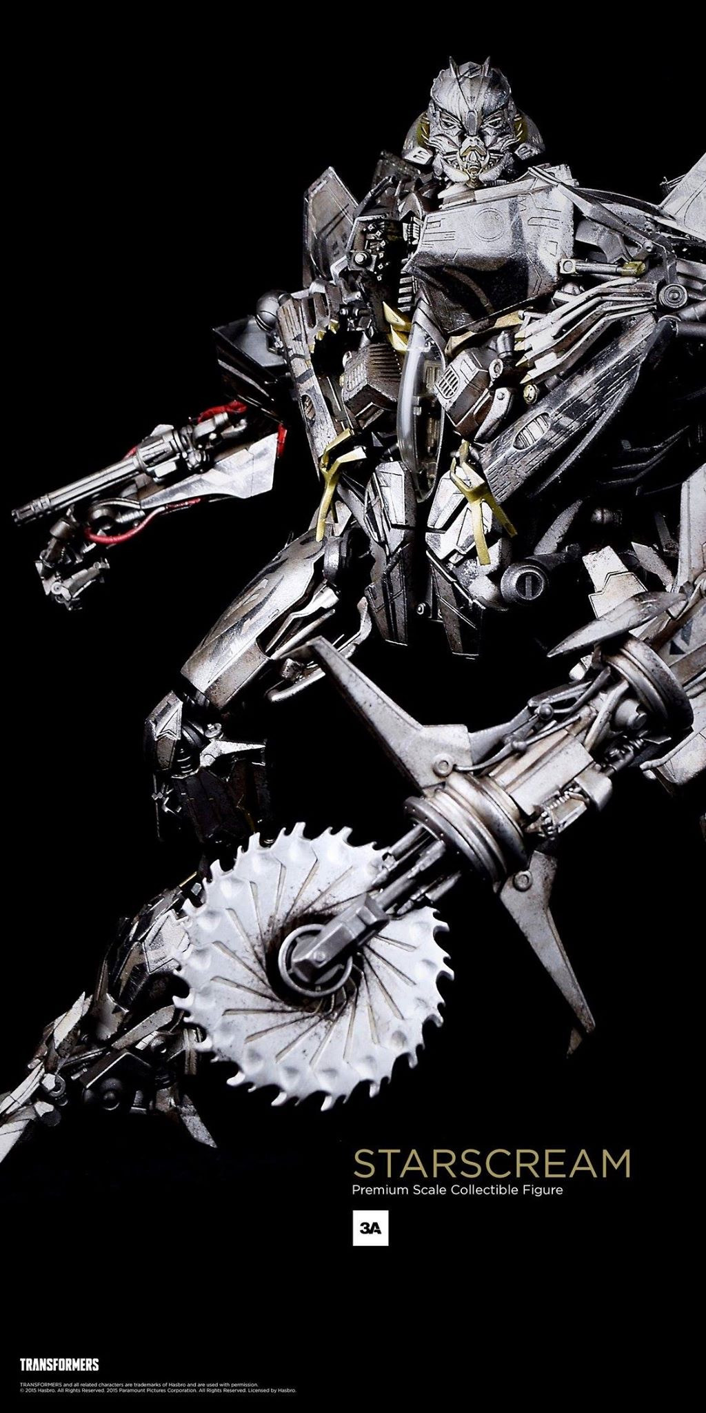 零元拍：3A Transformers Starscream 红蜘蛛 16寸，官网版包含 可互换 圆锯刃手臂