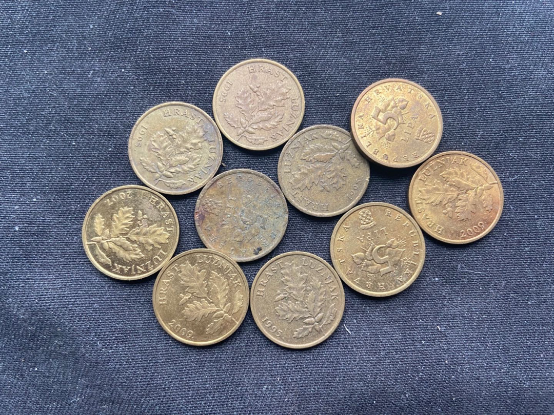 【币观天下】第141期钱币拍卖  10枚克罗地亚黄铜币随心拍