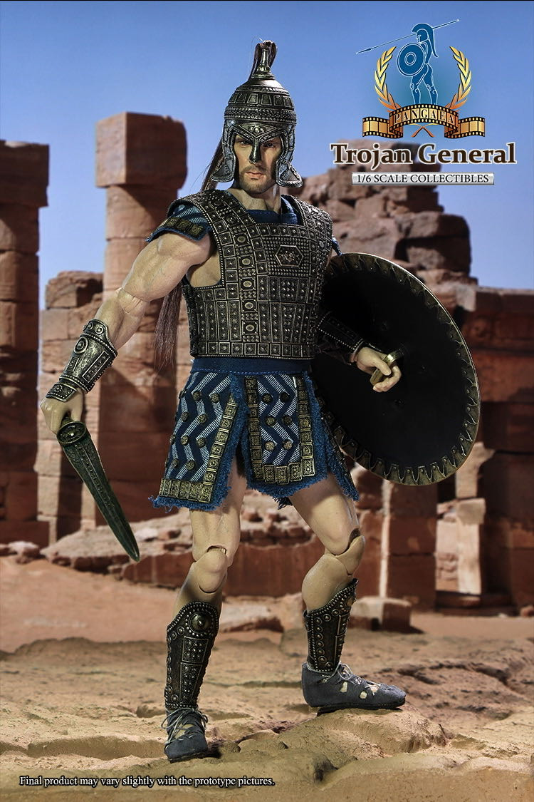 零元拍：PANGAEA TOY 盘古 1/6 特洛伊将军 可动人偶 PG-03