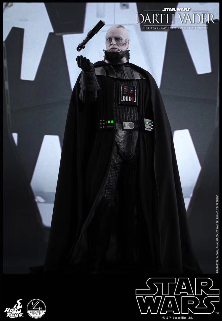 零元拍：-HT 黑武士 HotToys 1:4 QS013 星球大战6 达斯·维达Darth Vader