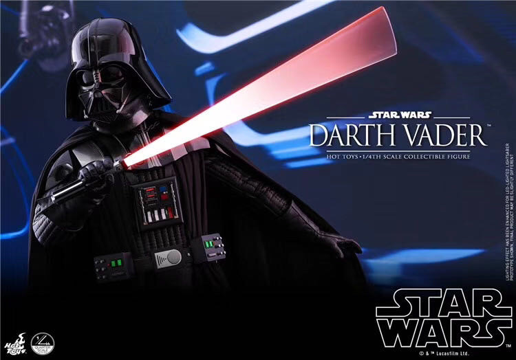 零元拍：-HT 黑武士 HotToys 1:4 QS013 星球大战6 达斯·维达Darth Vader