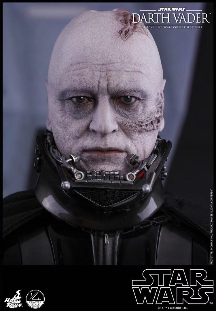 零元拍：-HT 黑武士 HotToys 1:4 QS013 星球大战6 达斯·维达Darth Vader