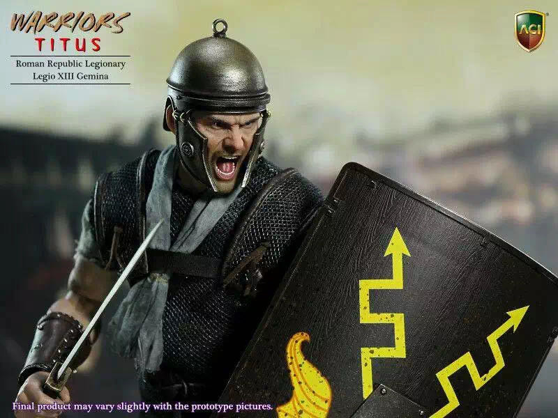 零元拍：绝版ACI Toys 1/6 古罗马共和国第 十三 军 团步兵 Titus  (ACI 27)，