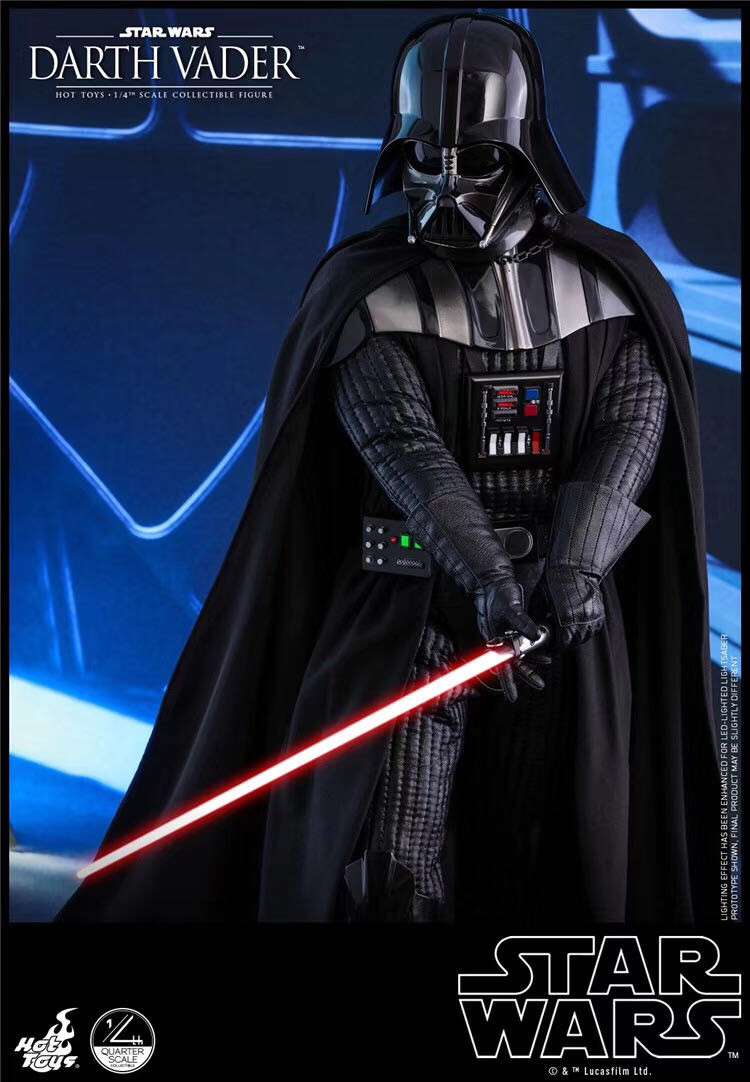 零元拍：-HT 黑武士 HotToys 1:4 QS013 星球大战6 达斯·维达Darth Vader