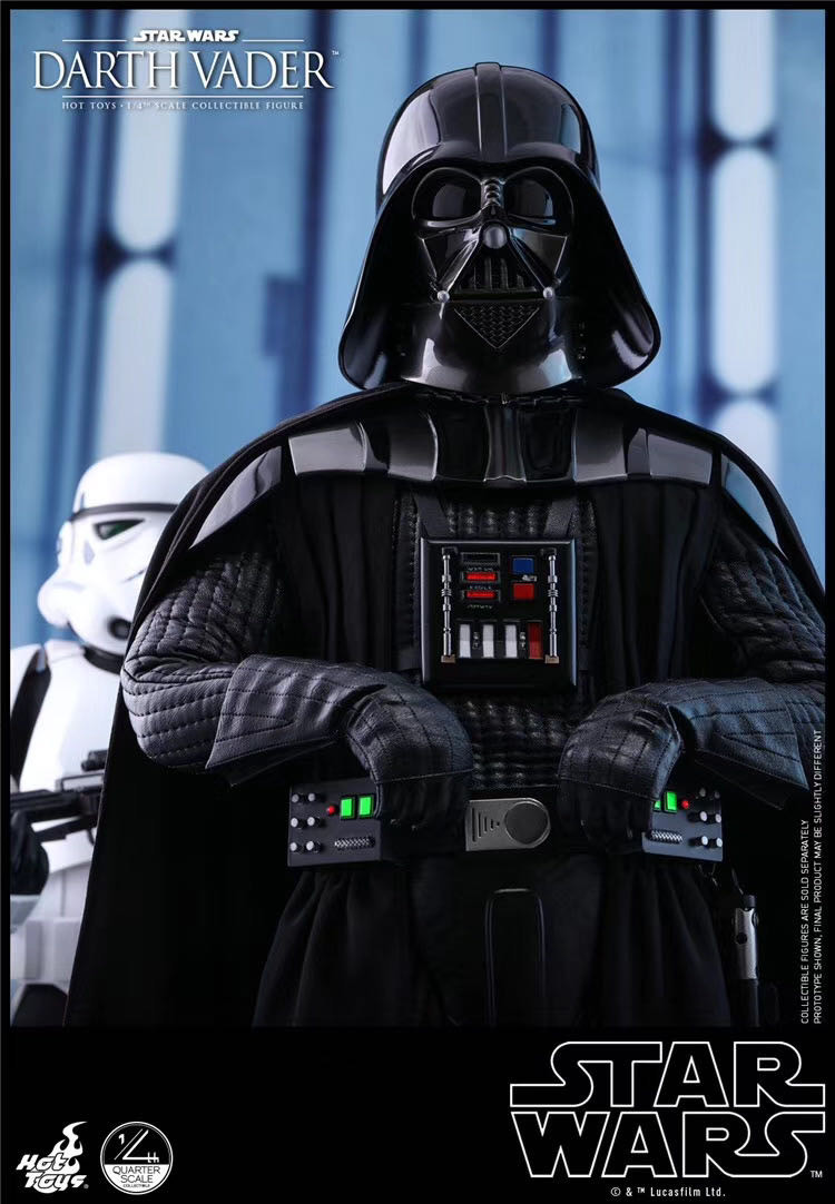 零元拍：-HT 黑武士 HotToys 1:4 QS013 星球大战6 达斯·维达Darth Vader