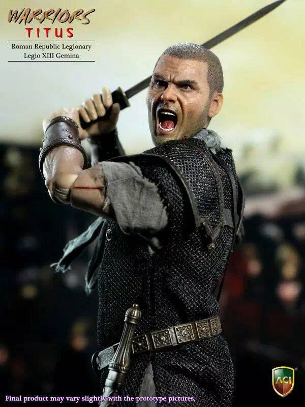 零元拍：绝版ACI Toys 1/6 古罗马共和国第 十三 军 团步兵 Titus  (ACI 27)，