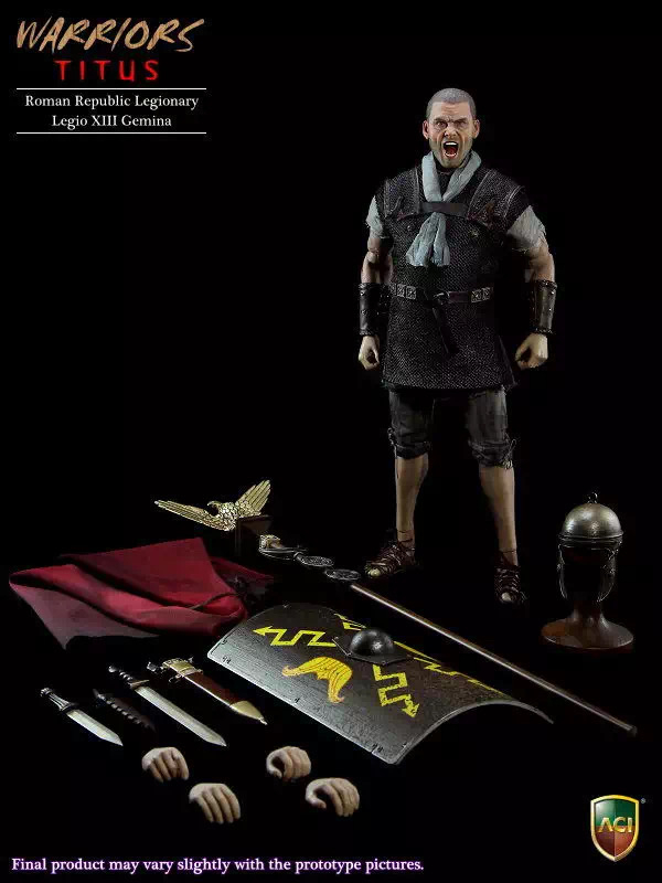零元拍：绝版ACI Toys 1/6 古罗马共和国第 十三 军 团步兵 Titus  (ACI 27)，