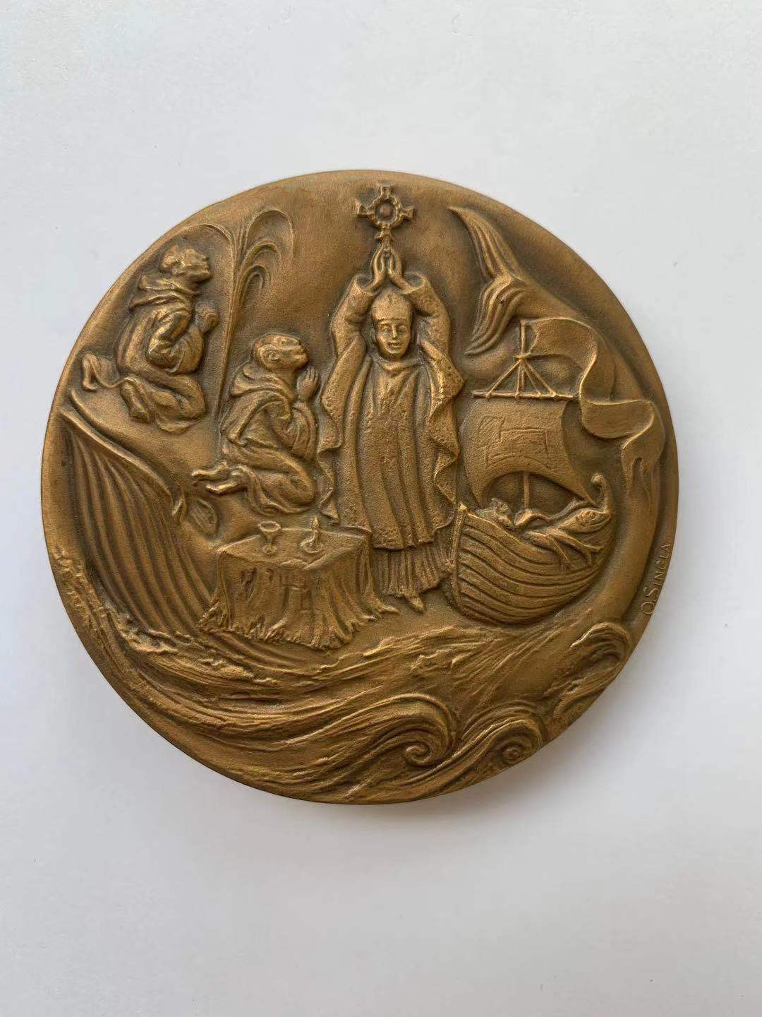 喜迎🐂年艺术麦朵尔第七场拍卖 奥罗亚普铜章