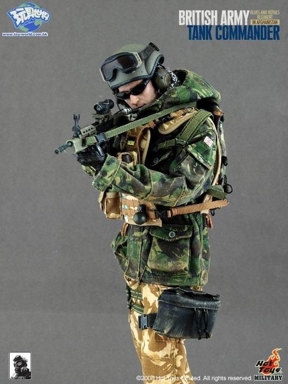 零元拍：HOTTOYS 1/6 绝版英国蓝军皇家骑兵团在阿富汗-坦克指挥官威廉王子