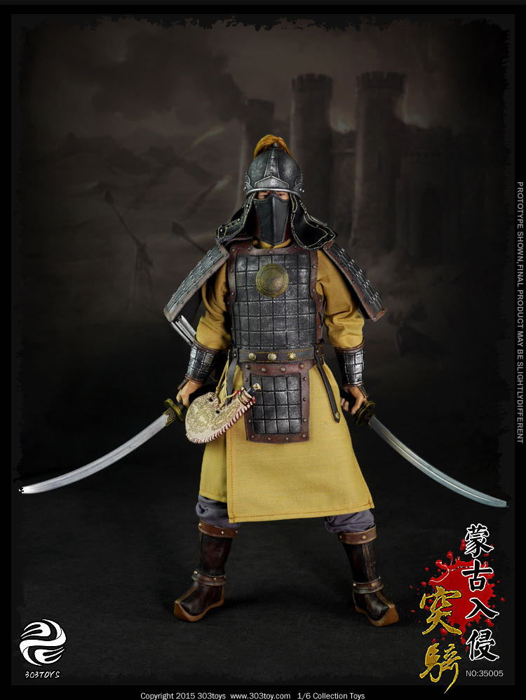 零元拍：303TOYS 1/6 NO:35005 蒙古入侵-蒙古突骑