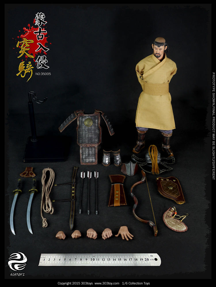 零元拍：303TOYS 1/6 NO:35005 蒙古入侵-蒙古突骑