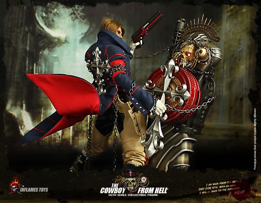 零元拍：Inflames Toys：1/6 The Cowboy From Hell 铳墓-布兰登·西特