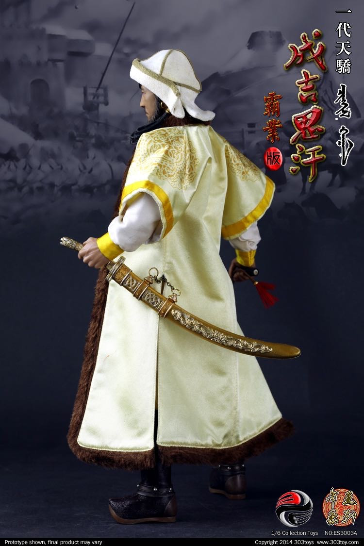 零元拍：303TOYS 1/6 一代天骄 成吉思汗（霸业版）+战马豪华套装，全新未拆。