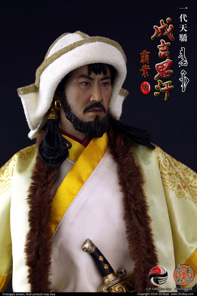 零元拍：303TOYS 1/6 一代天骄 成吉思汗（霸业版）+战马豪华套装，全新未拆。