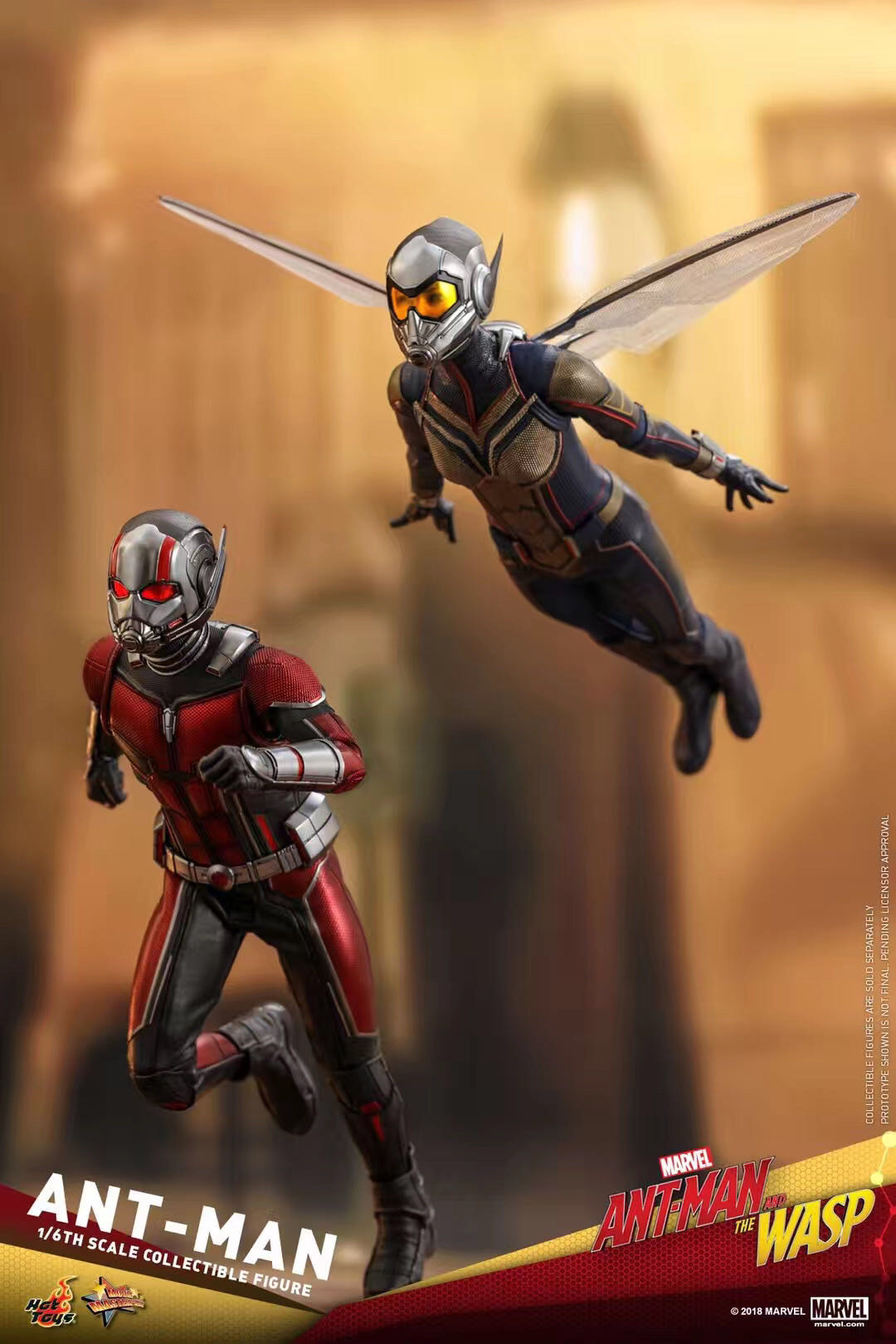 零元拍：Hot Toys MMS497 Ant-Man and the Wasp – 1/6《黄蜂女现身》蚁人 