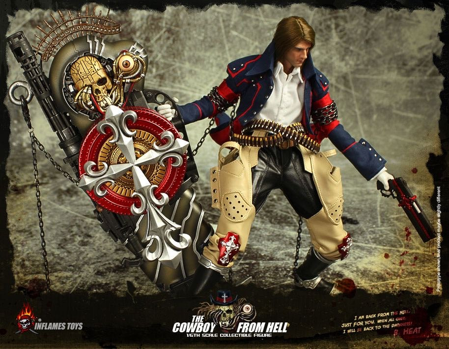 零元拍：Inflames Toys：1/6 The Cowboy From Hell 铳墓-布兰登·西特
