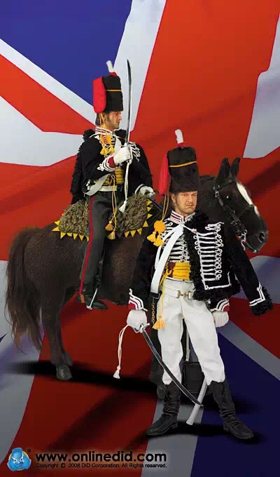零元拍：DID 1/6 绝版拿破仑系列英国第十五皇家轻骑兵队