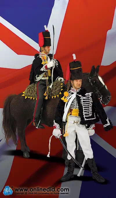 零元拍：DID 1/6 绝版拿破仑系列英国第十五皇家轻骑兵队 - 零元拍：DID 1/6 绝版拿破仑系列英国第十五皇家轻骑兵队