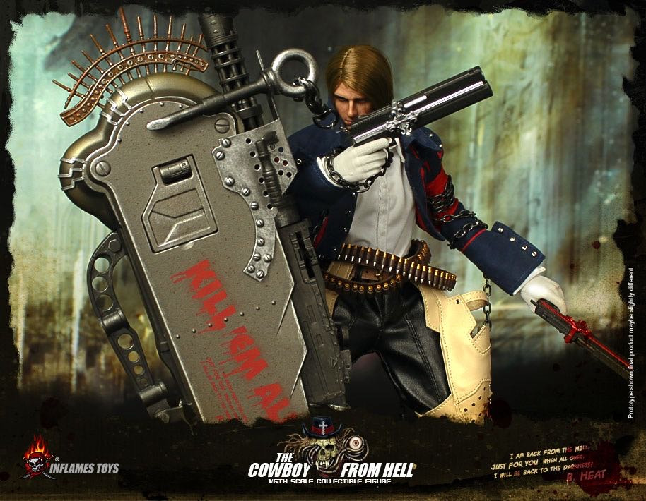 零元拍：Inflames Toys：1/6 The Cowboy From Hell 铳墓-布兰登·西特