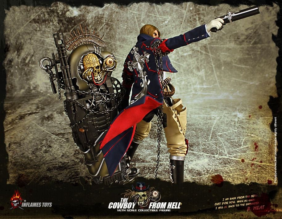 零元拍：Inflames Toys：1/6 The Cowboy From Hell 铳墓-布兰登·西特