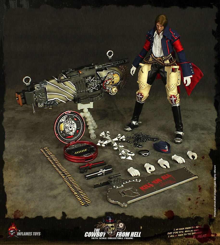 零元拍：Inflames Toys：1/6 The Cowboy From Hell 铳墓-布兰登·西特