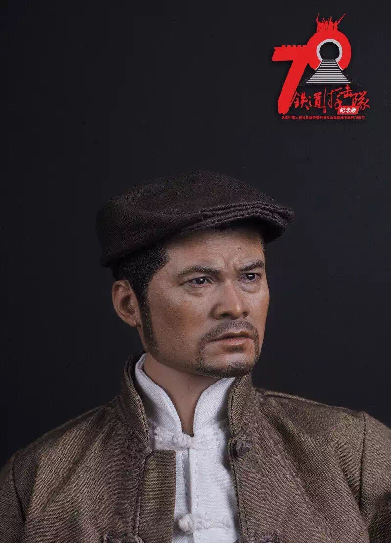 零元拍：Soliderstory SS092 1/6 庆祝反法西斯抗战胜利70周年，铁道游击队 可动人偶