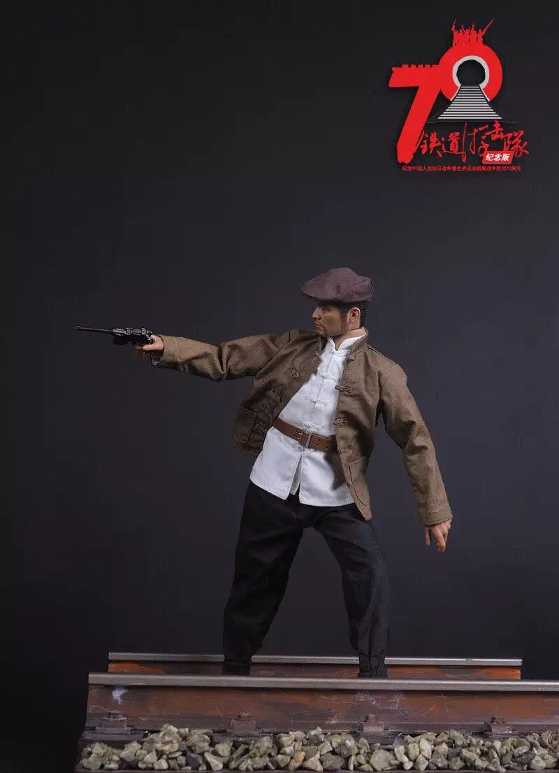 零元拍：Soliderstory SS092 1/6 庆祝反法西斯抗战胜利70周年，铁道游击队 可动人偶