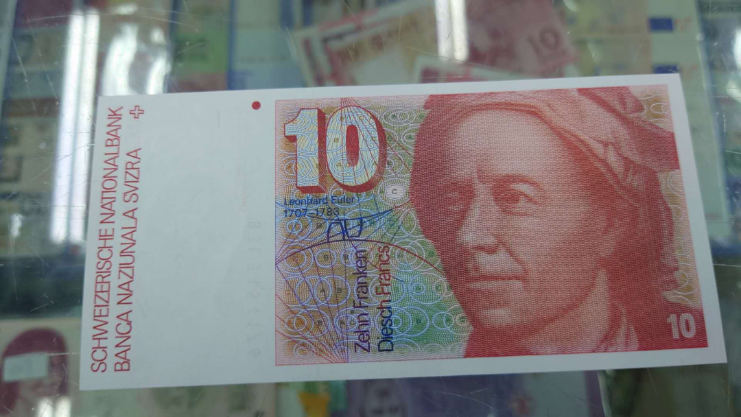 陆续更新【囧羊收藏】精选微拍第19期～2021年第十期   1983年瑞士10法郎 全新绝品