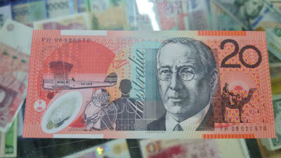 2008年澳大利亚20元塑料钞 全新绝品（号码随机） - 2008年澳大利亚20元塑料钞 全新绝品（号码随机）
