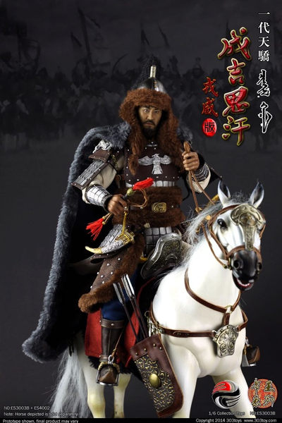 零元拍：303TOYS 1/6 一代天骄 成吉思汗（戎威版）+蒙古铁蹄马豪华套装，全新未拆。 - 零元拍：303TOYS 1/6 一代天骄 成吉思汗（戎威版）+蒙古铁蹄马豪华套装，全新未拆。