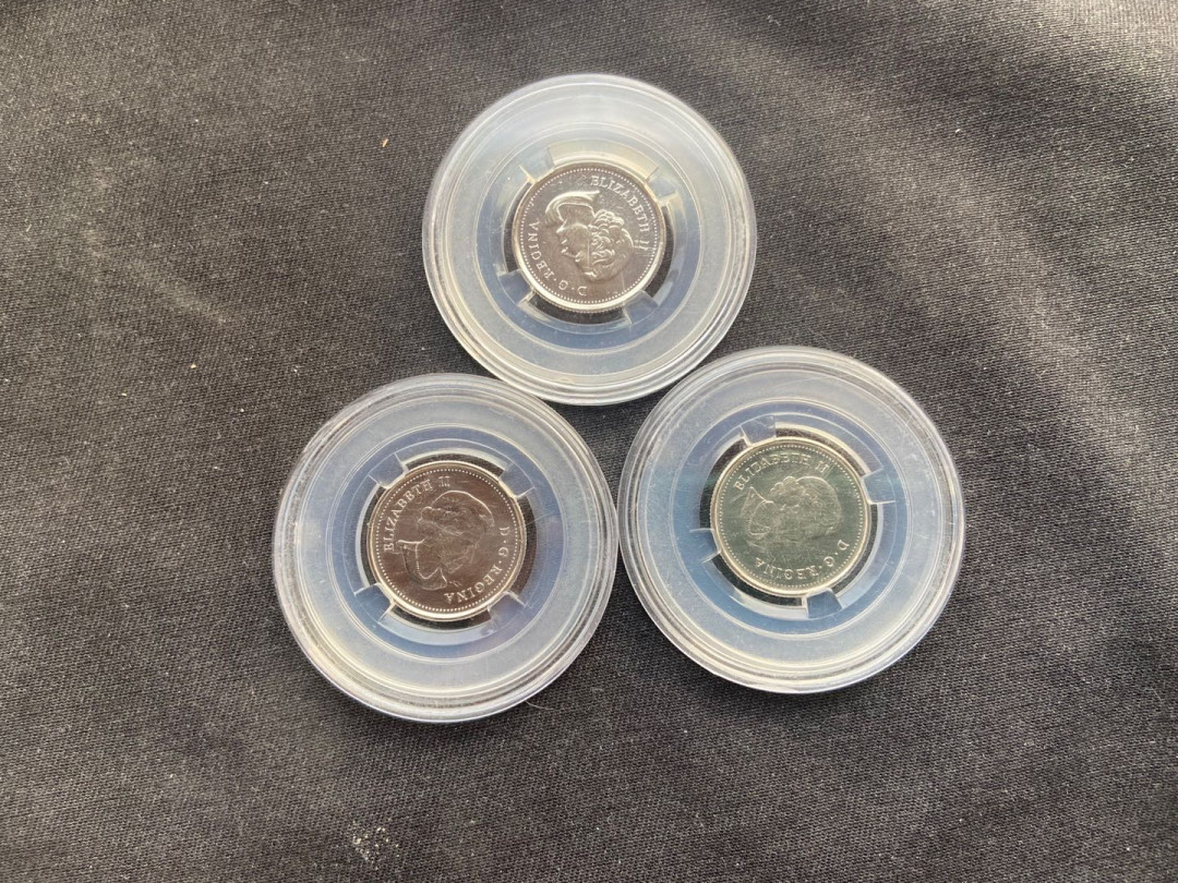 【币观天下】第142期钱币拍卖 【加拿大】纪念币三枚