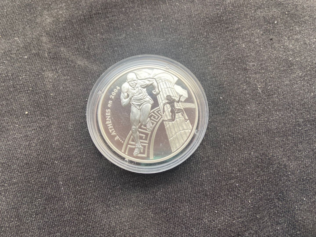 【币观天下】第142期钱币拍卖 【法国】2004法国顾拜旦银币