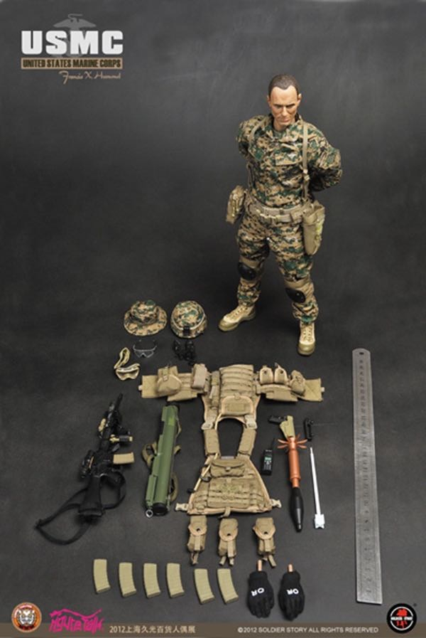 零元拍：绝版SoldierStory SS063 1/6 USMC 海军陆战队 2012 上海久光会场版
