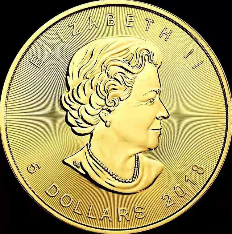 【币观天下】第142期钱币拍卖 加拿大2018年5元，1盎司，枫叶星座系列--十二星座之“水瓶座”，全方位镀24K金UV彩色万足银艺术银币